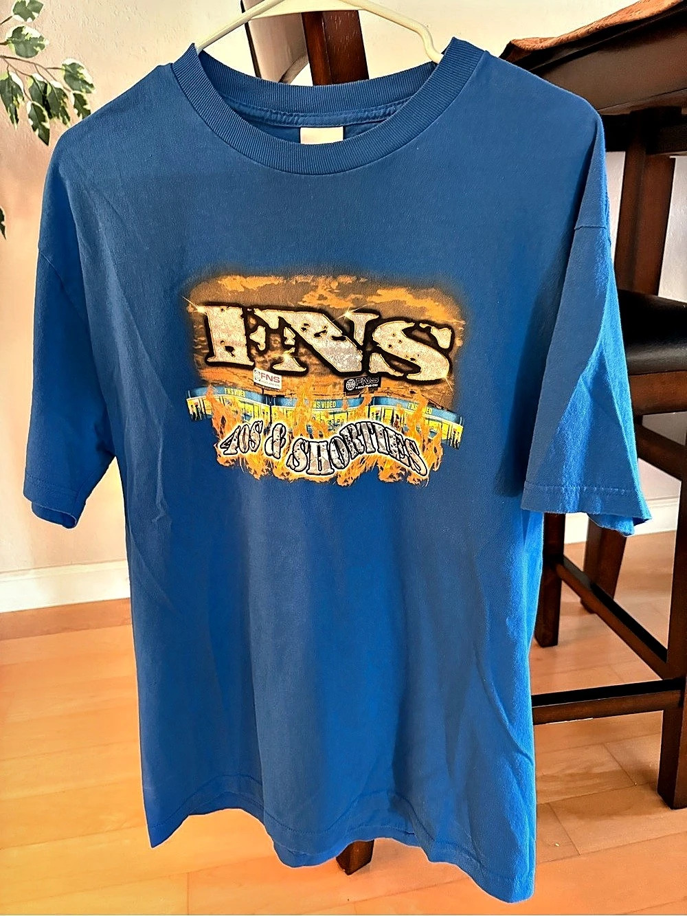 40s & Shorties FNS Graphic Tee Blue Large